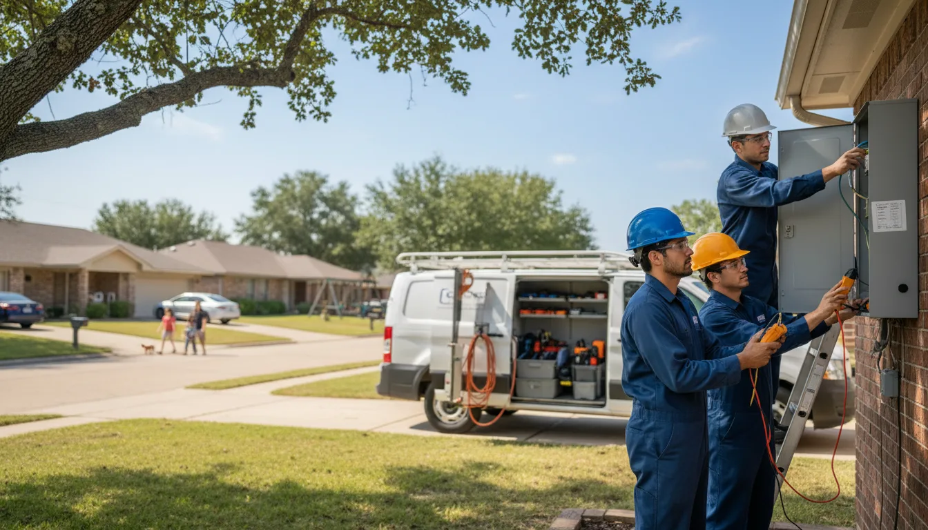 Certified electrician providing emergency electrical services in Mcgrew, NE